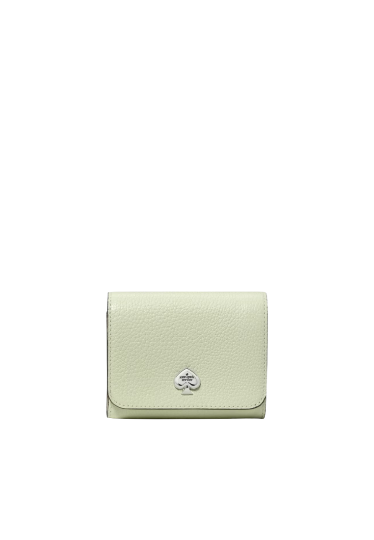 Kate Spade Kayla Small L-Zip Wallet In Lime Frost KK056