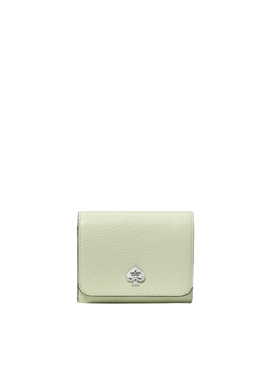 Kate Spade Kayla Small L-Zip Wallet In Lime Frost KK056