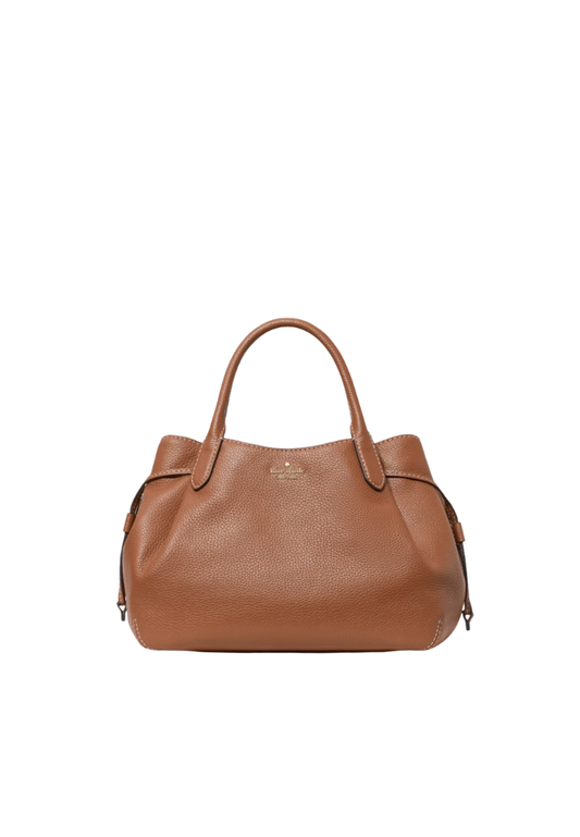Kate Spade Dumpling Large Satchel Bag In Warm Ginger KP930