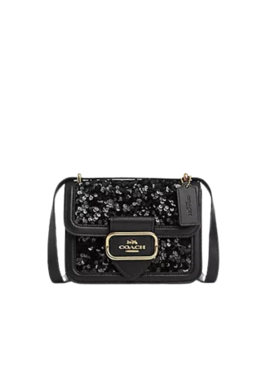 Coach Morgan Crossbody Bag Square In Black CO922