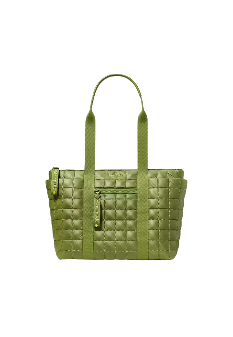 Kate Spade Camden Quilted Small Tote Bag In Kelp Forest KI383