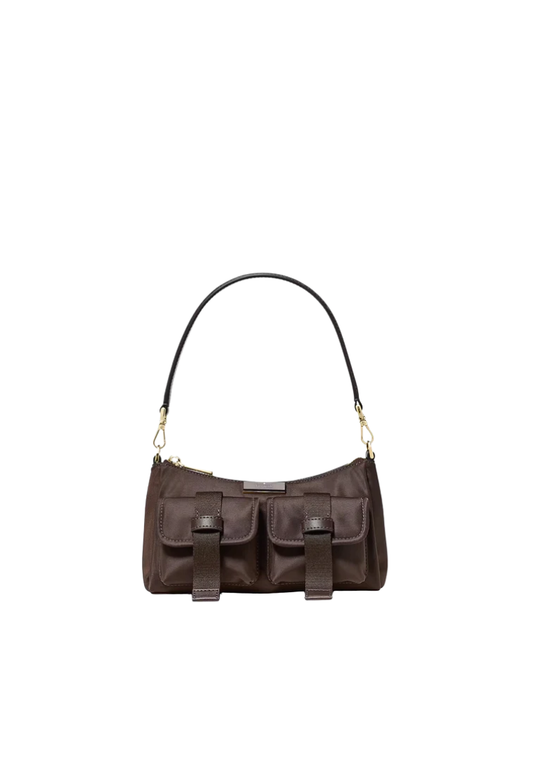 Kate Spade Carter Ksnyl Crossbody Bag In Hot Fudge KN673