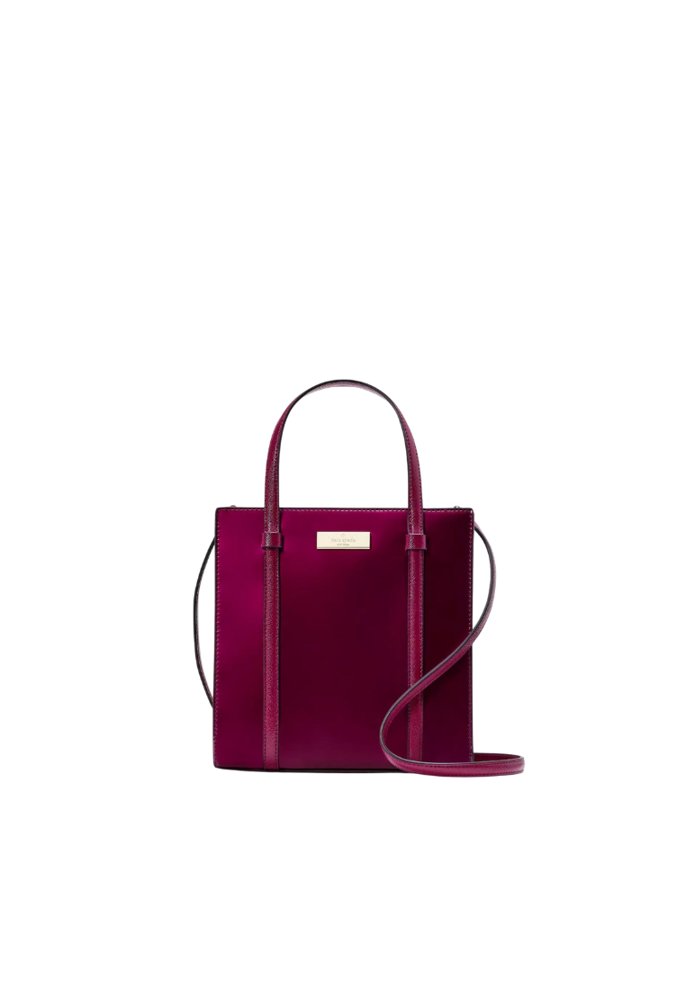 Kate Spade Kenzie Patent Mini Tote Bag In Dark Raspberry KI956