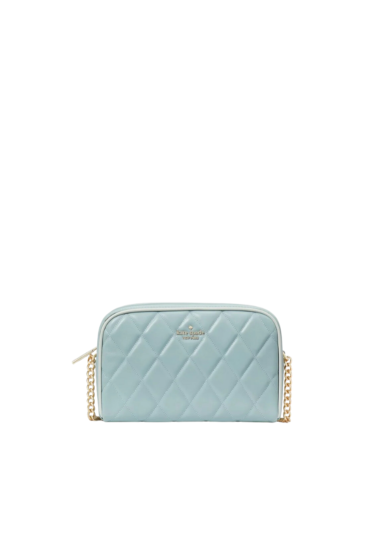 Kate Spade Carey Colorblock Mini Crossbody Bag In Wild Sage KF467