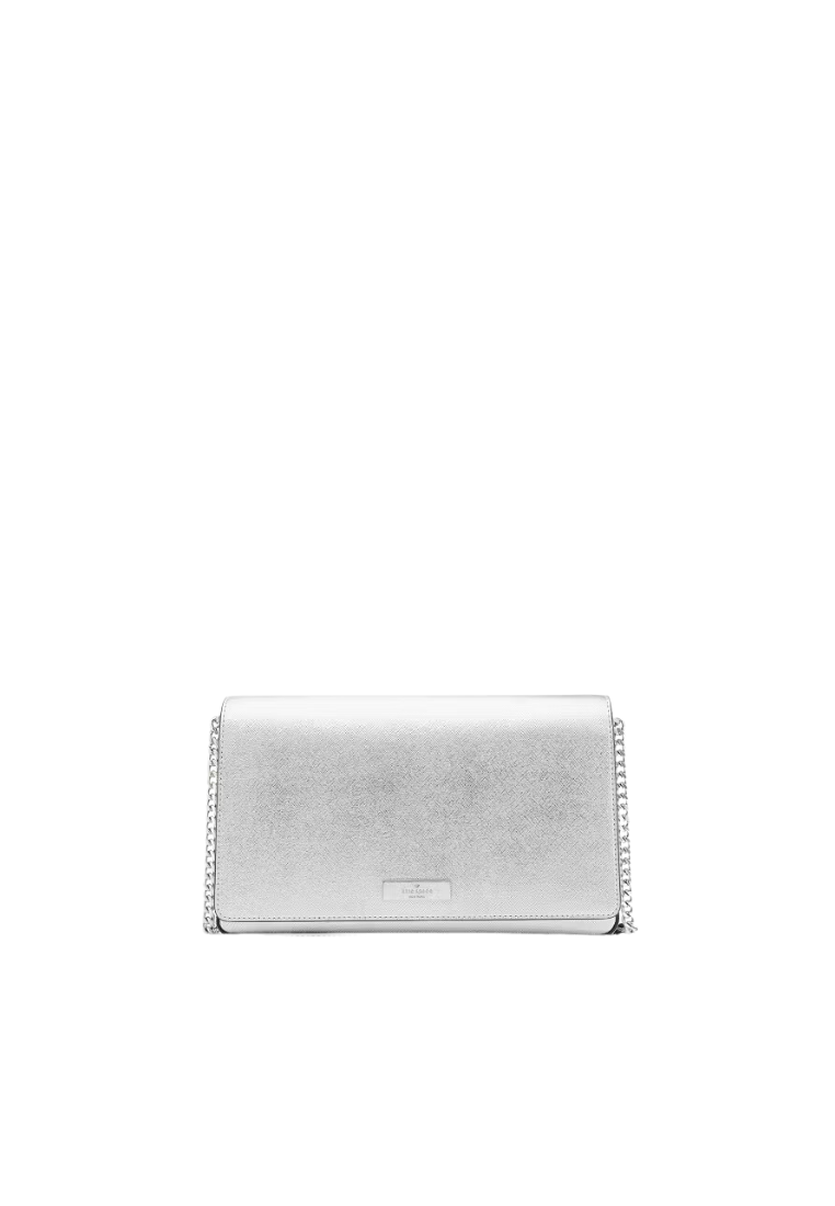 Kate Spade Kenzie Metallic Small Convertible Crossbody Bag In Lunar Light KI964