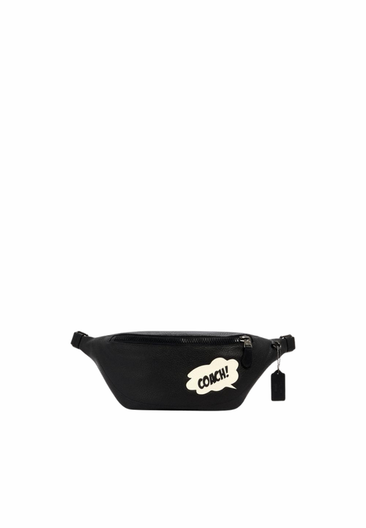 Coach X Marvel Warren With Coach Bubble 3990 Belt Bag In Black