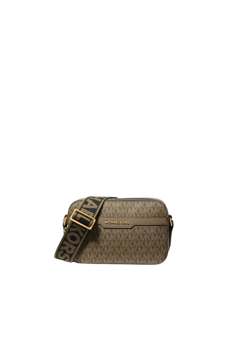 ( PREORDER ) Michael Kors Hudson Signature Logo Camera Crossbody Bag In Loden 33F6GHDC2B