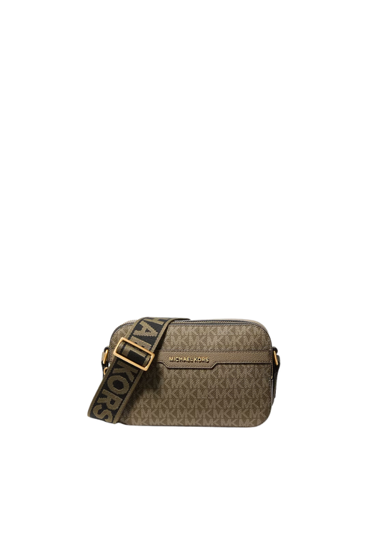 ( PREORDER ) Michael Kors Hudson Signature Logo Camera Crossbody Bag In Loden 33F6GHDC2B