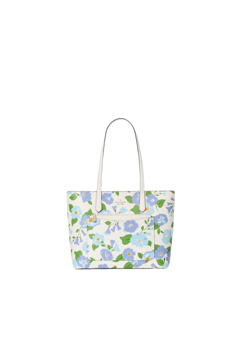Kate Spade Staci Printed Large Tote Bag In Multi KK317