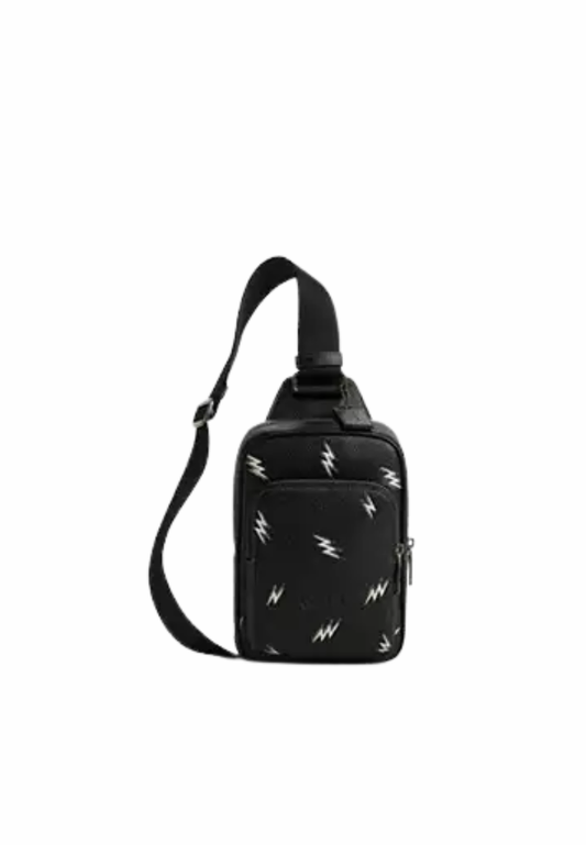 Coach Racer Crossbody Bag In Black Multi CDP84