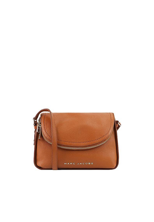 Marc Jacobs The Groove Leather M0016932 Mini Messenger In Smoked Almond