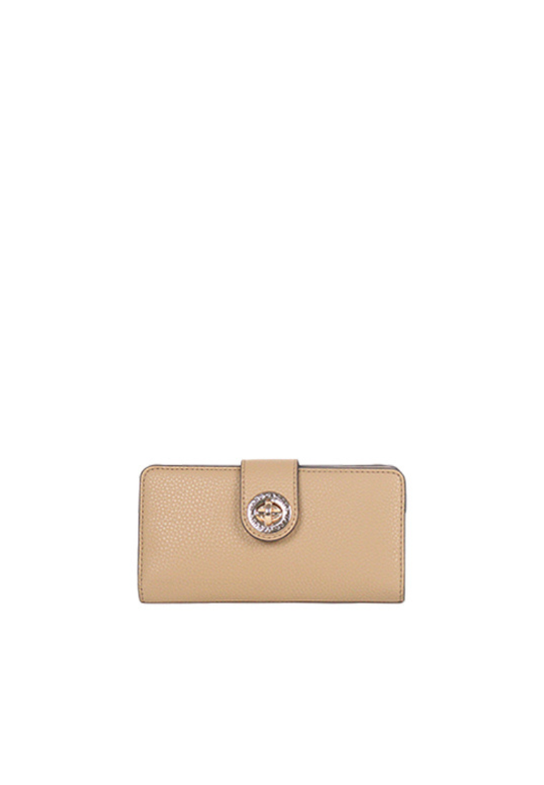 Marc Jacobs Turnlock Wallet In Iced Coffee 4F4SMP011S01