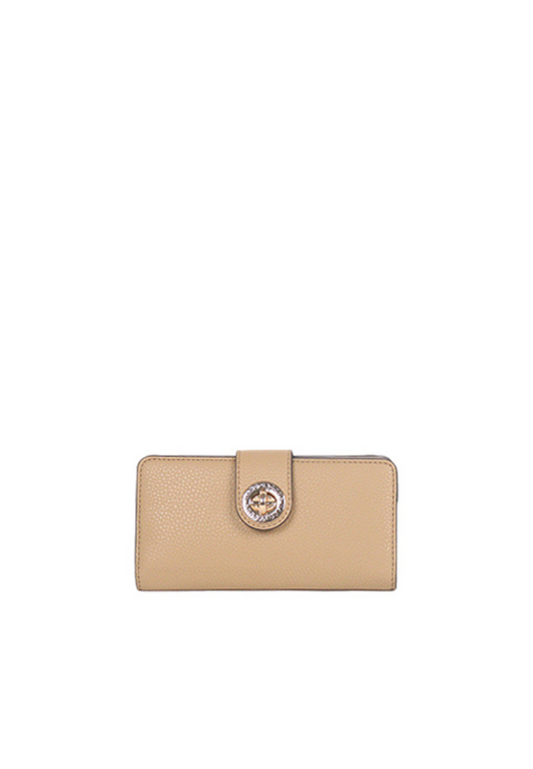 Marc Jacobs Turnlock Wallet In Iced Coffee 4F4SMP011S01