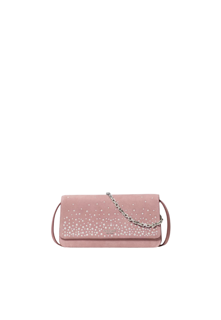 Kate Spade Ivy Studded Crossbody Bag In Dusk Rose KP316