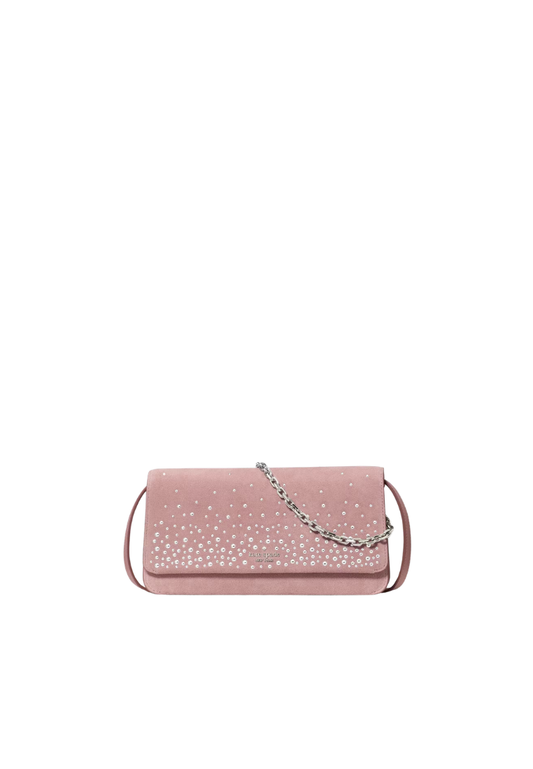 Kate Spade Ivy Studded Crossbody Bag In Dusk Rose KP316