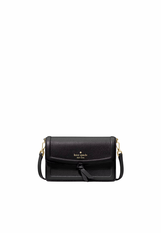 Kate Spade Knott Mini Flap Crossbody Bag In Black KM611