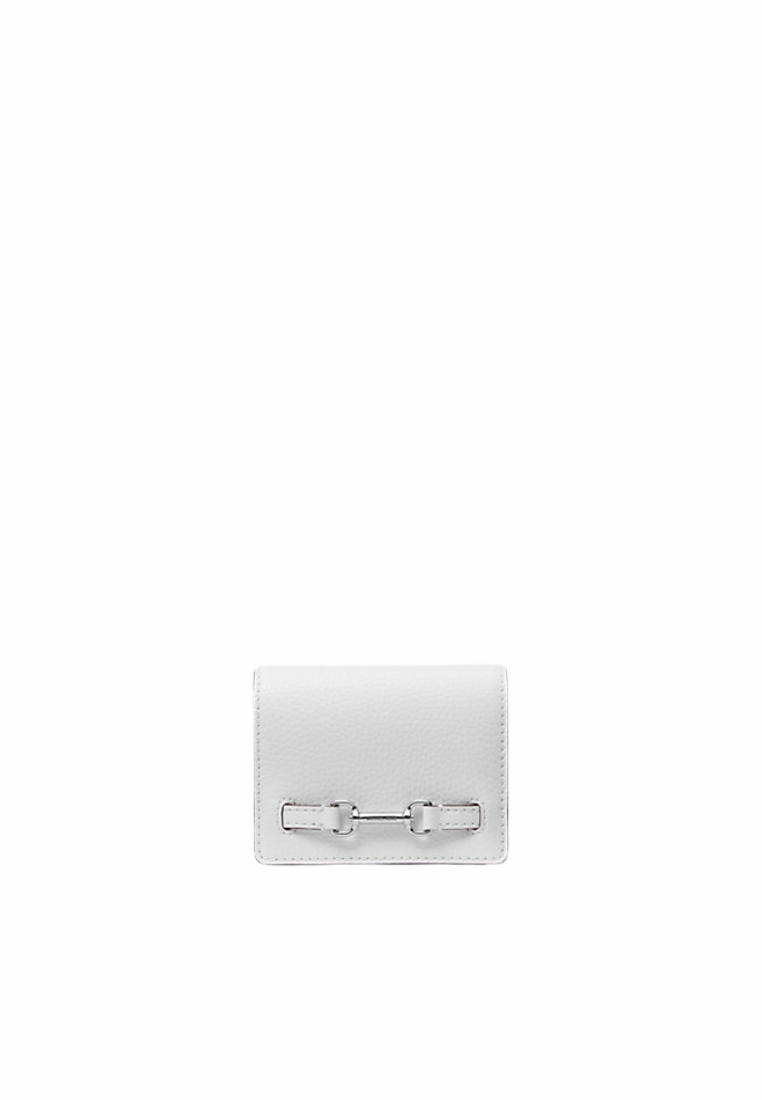 Michael Kors Carson Small Wallet In Optic White 35S5S2ZD5L