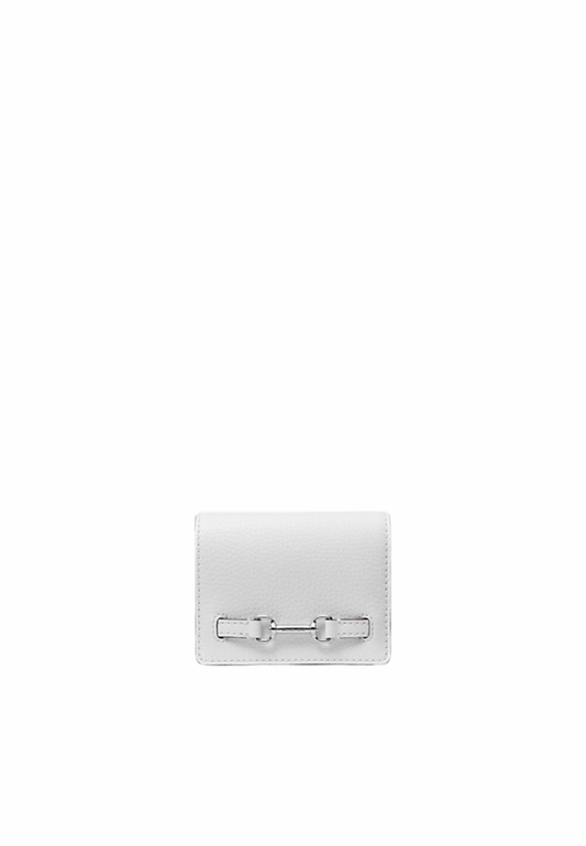 Michael Kors Carson Small Wallet In Optic White 35S5S2ZD5L