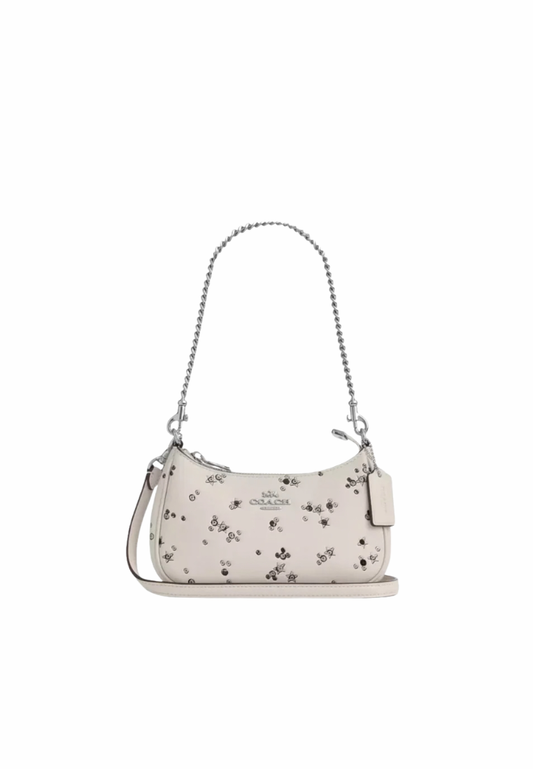 Coach Teri Mini Crossbody Bag With Star Print In Chalk Multi CCE46