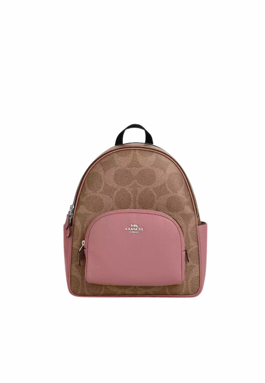 Coach Court Backpack Backpack In Tan Dusty Pink CCK72