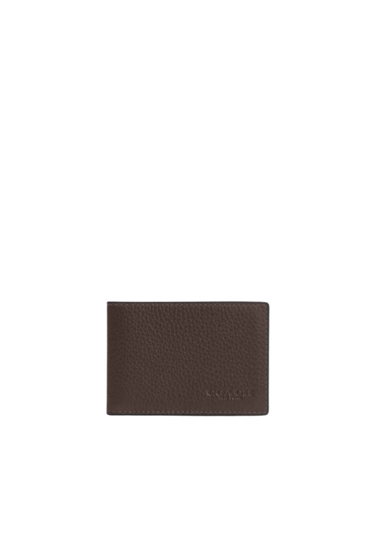 Coach Compact Billfold Wallet In Maple CM167