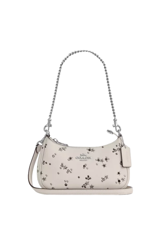 Coach Teri Mini Crossbody Bag With Star Print In Chalk Multi CCE46