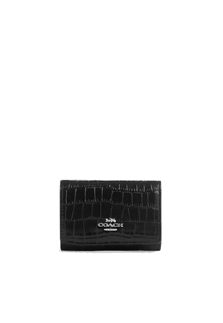 Coach Micro Wallet In Black CU914