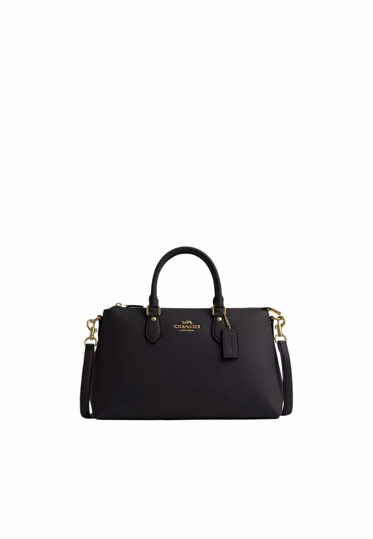 Coach Georgia Satchel Bag In Black CR156