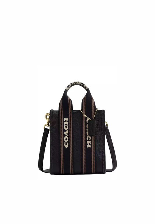 Coach Smith Mini Tote Bag In Black Multi CCF80