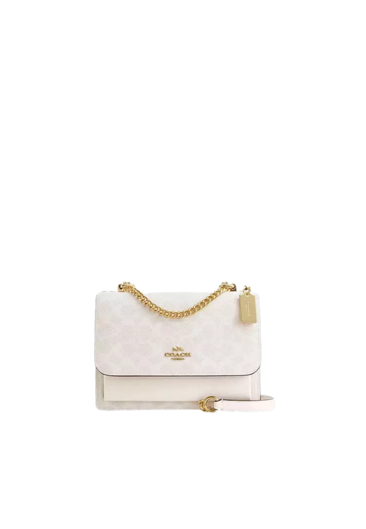 Coach Klare Crossbody Bag in Signature Canvas In White Chalk CAL29