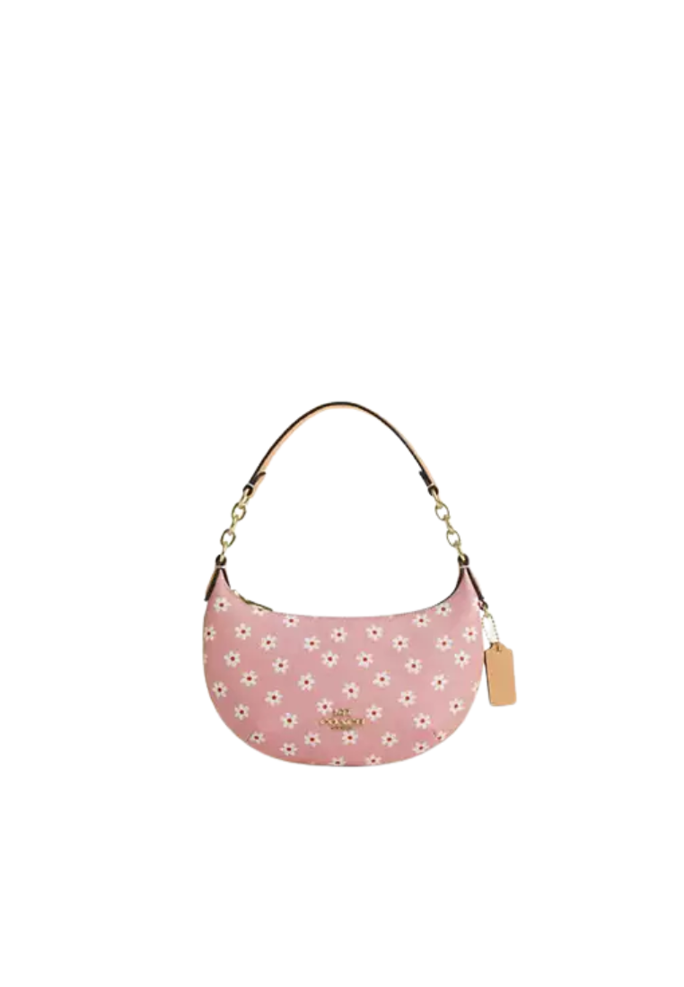 Coach Mini Payton Shoulder Bag With Floral Print In Pink Multicolor CFD05
