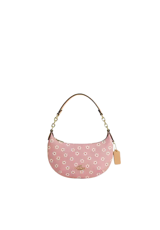 Coach Mini Payton Shoulder Bag With Floral Print In Pink Multicolor CFD05