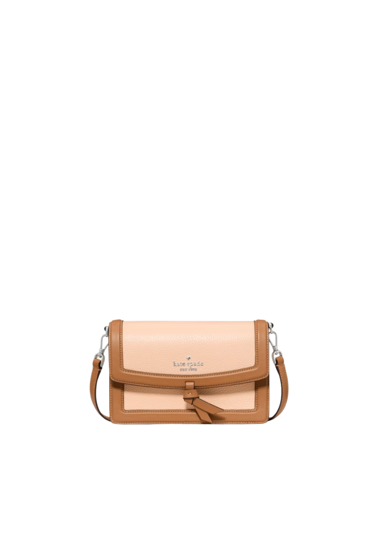 Kate Spade Knott Mini Crossbody Bag In Crisp Peach Multi KM610