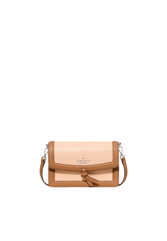 Kate Spade Knott Mini Crossbody Bag In Crisp Peach Multi KM610