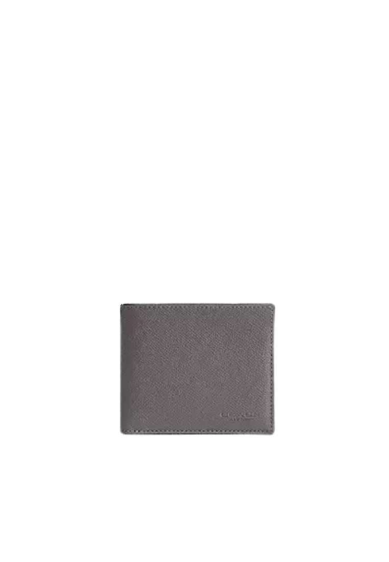 Coach ID Billfold Wallet In Graphite CEB80