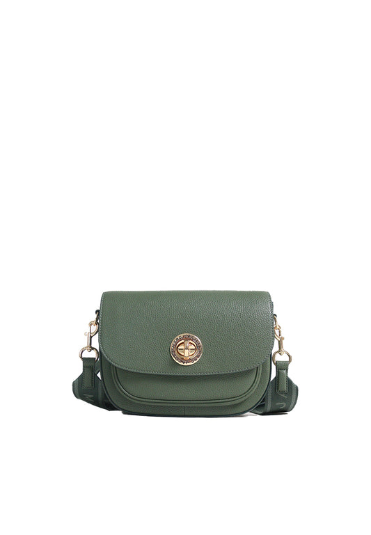 Marc Jacobs CB Signet Turnlock Saddle Bag In Spruce 4F3HMS013H02