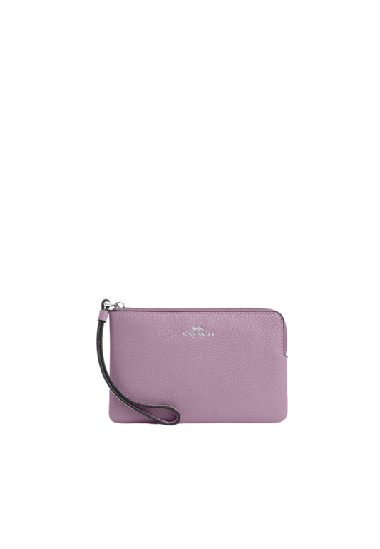 Coach Corner Zip Wristlet In Jasmine CP483