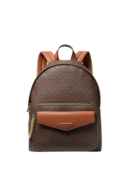 Michael Kors Maisie Medium Backpack Signature 2 in 1 In Brown 35F3G5MB8B