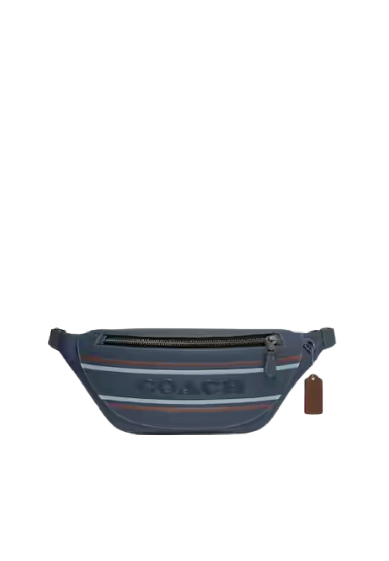 Coach Warren Crossbody Bag Belt Bag In Denim Multi CH000