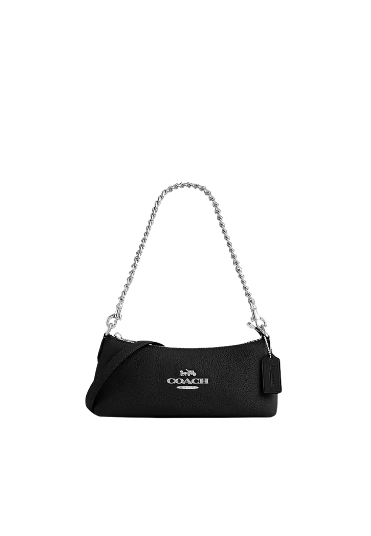 Coach Charlotte Shoulder Bag In Black Badlands CL407