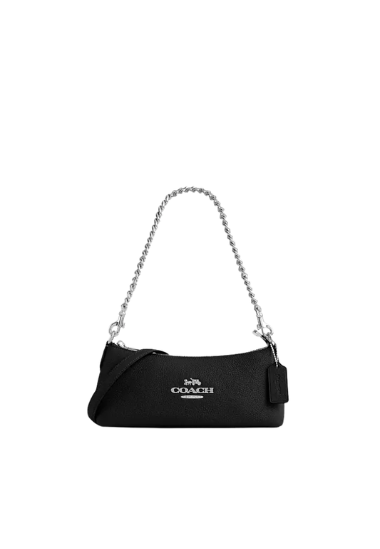 Coach Charlotte Shoulder Bag In Black Badlands CL407