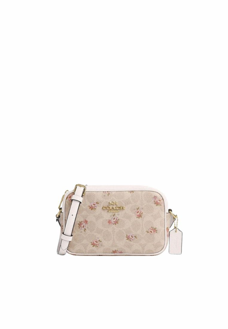 Coach Mini Jamie Camera Bag With Floral Print In Sand Multi CBA86