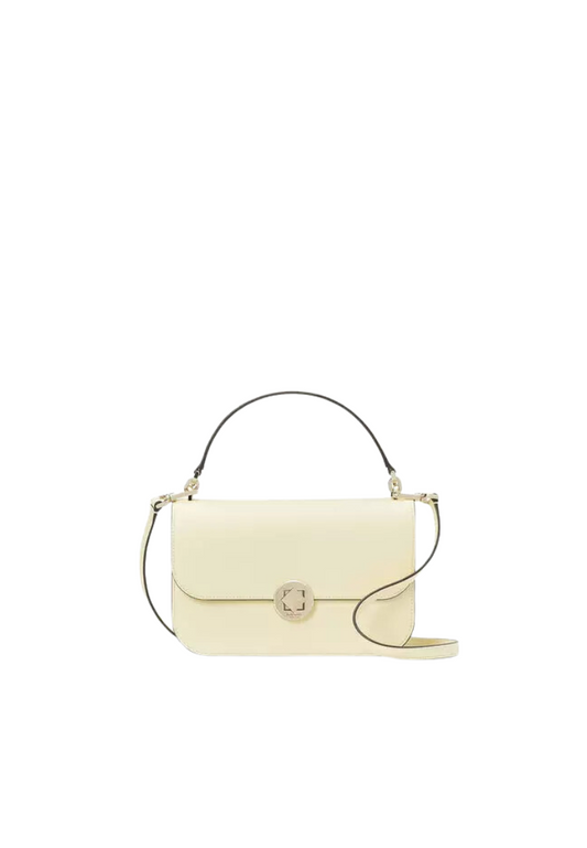 Kate Spade Audrey K7330 Top Handle Flap Crossbody Bag In Lemon Fond