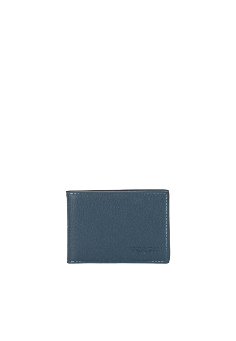 Coach Billfold Compact Wallet In Denim CM167