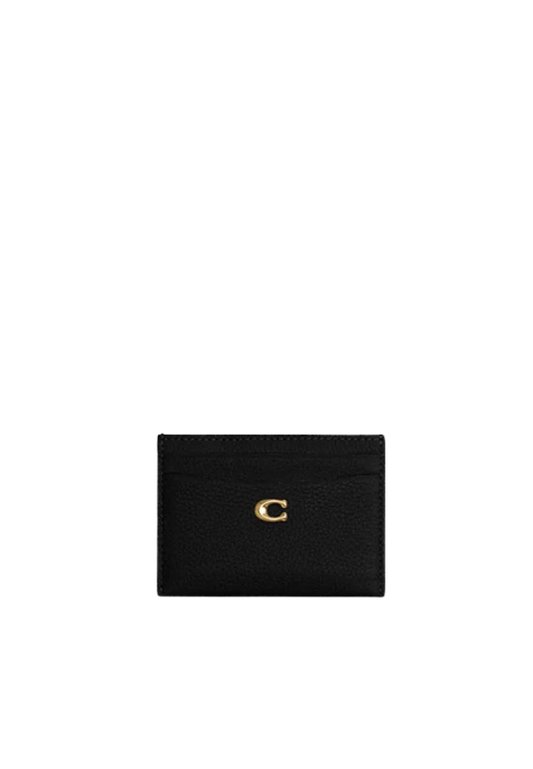 ( PREORDER ) Coach Essential Card Case In Black CM436