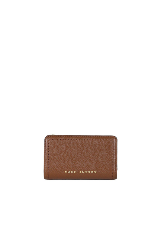 ( AS IS ) Marc Jacobs Groove Medium Bifold Wallet In Cognac S104L01SP21