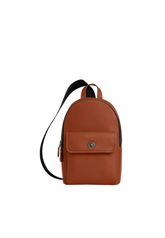 Coach Turnlock Sling Bag In Tan CBI62