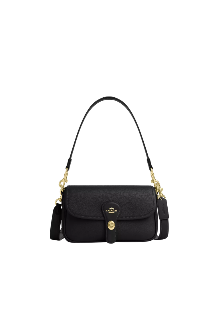 Coach Hadley Shoulder Bag In Black CY683