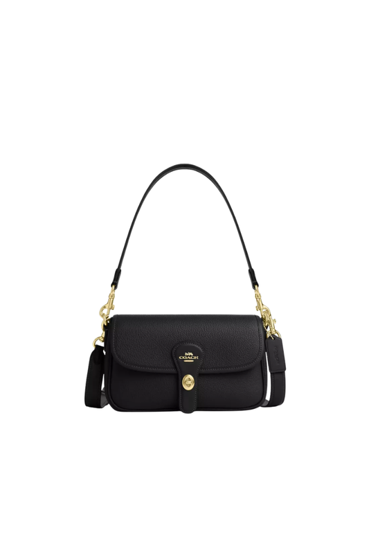 Coach Hadley Shoulder Bag In Black CY683