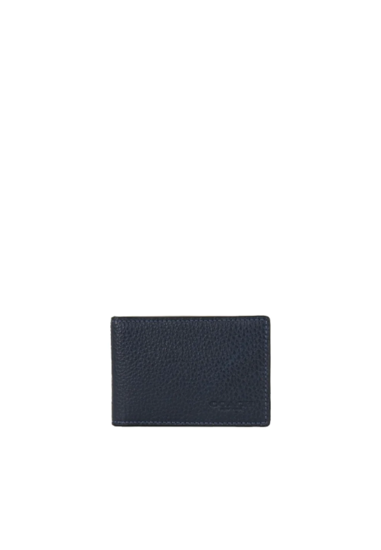 Coach BillFold Wallet Compact In Midnight Navy CM167